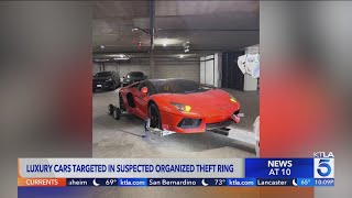 Luxury cars targeted in suspected organized theft ring