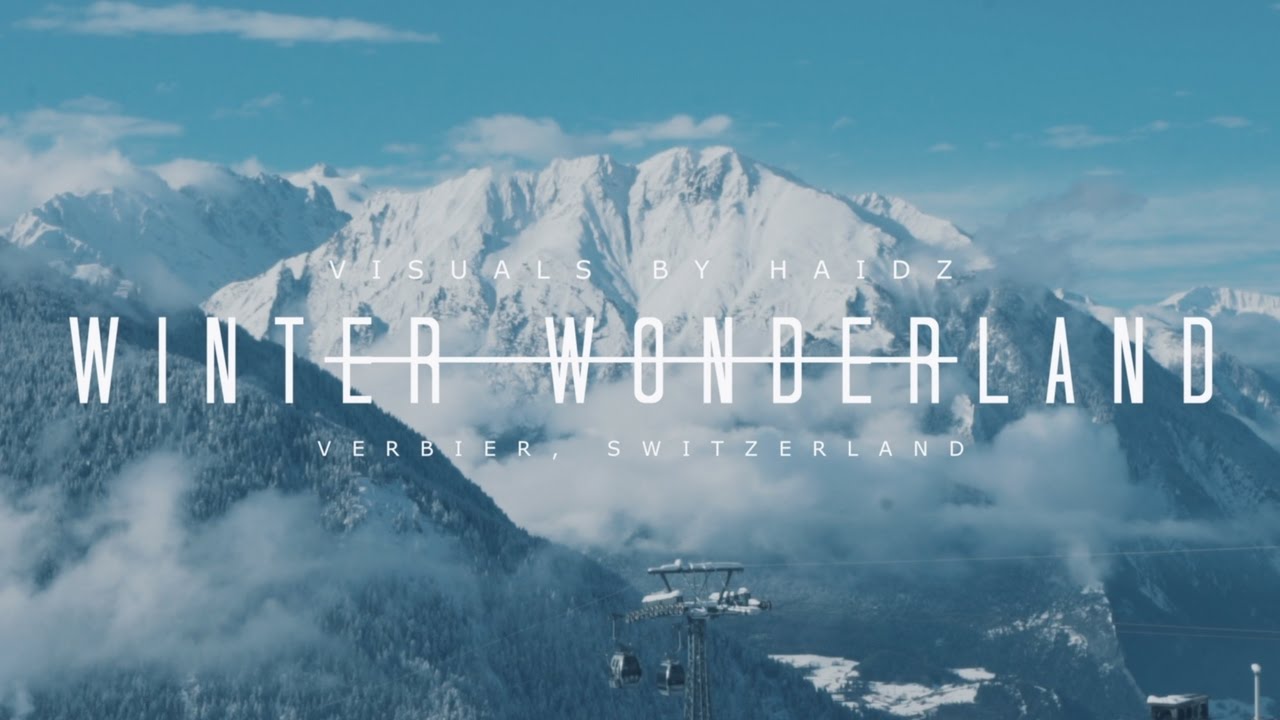 Skiing In Magical Verbier, Swiss Alps