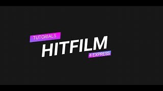 How To Add A Freeze Frame Effect In Hitfilm 4 Express 2020