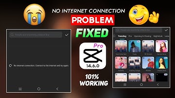 Capcut No Internet connection Problem Fixed 100% Working | Capcut No Internet Connection Problem