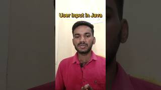 User Input in Java | Scanner Class in Java Telugu | Day 32 #Shorts