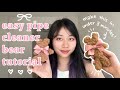 easy pipe cleaner bear tutorial in under 3 minutes "૮₍ •⤙•˶₊˚ෆ (beginner friendly)