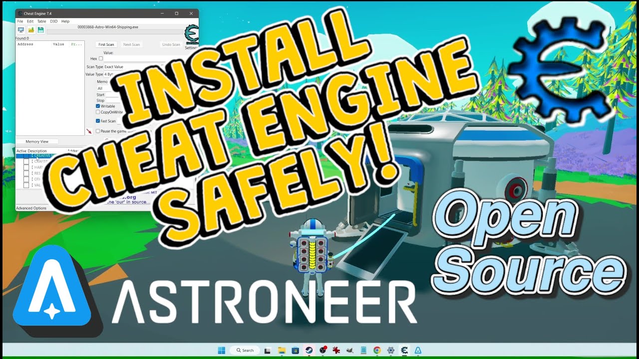 Easy Way to Install Cheat Engine for Astroneer & Other Games GUIDE