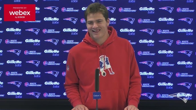 Drake Maye: "Trying to Build Every Day." | Patriots Press Conference -  YouTube
