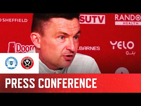 Paul Heckingbottom | Peterborough v Sheffield United | Pre-match press conference
