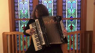 Video thumbnail of "Bernadette - “Non, Je Ne Regrette Rien” for accordion"