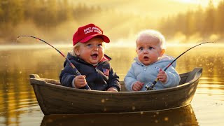 Baby Trump Takes Baby Biden Fishing – A Short Film You’ve Never Seen Before!