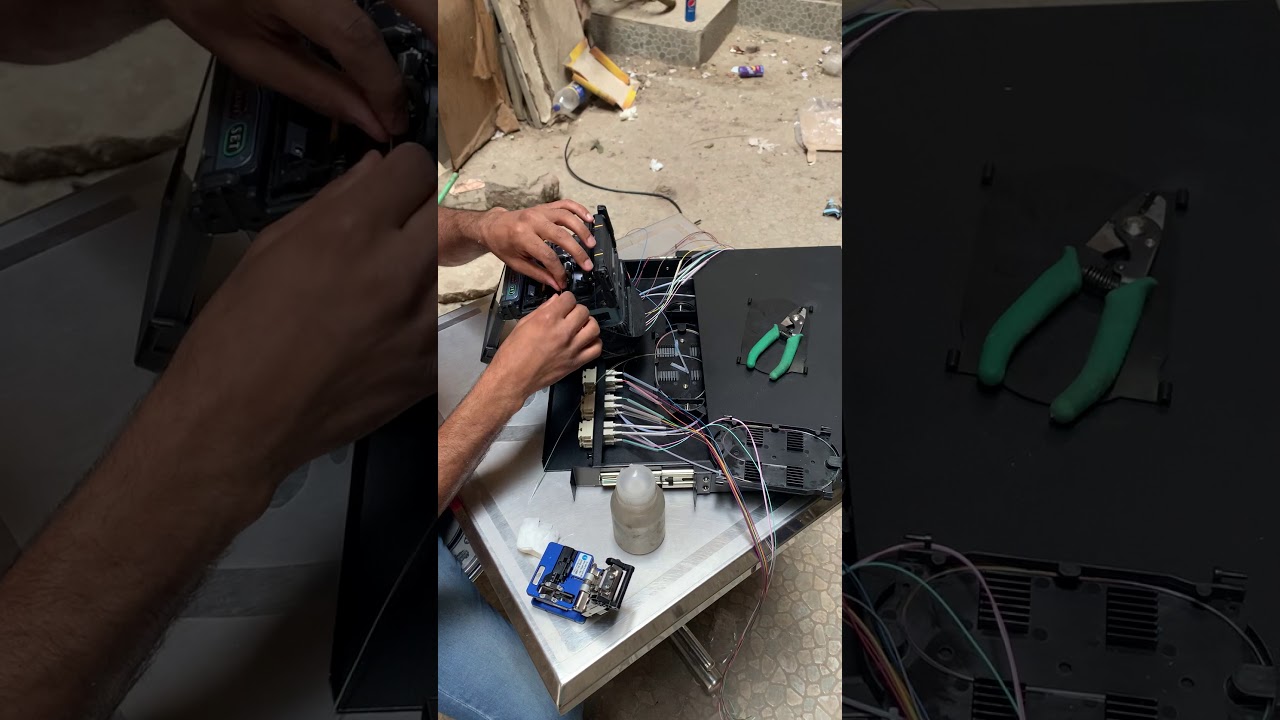 Splicing & Termination Fiber Optic ODF by Switching IT YouTube