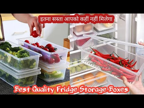 Superb Quality Fridge Storage Box Only in 499rs। इतना सस्ता और