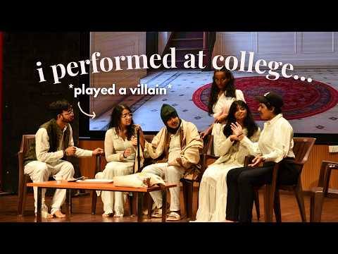 i was the main lead (villain lol) in my college play