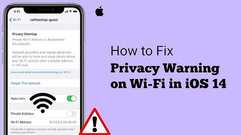 How to Fix Privacy Warning on Wi-Fi after iOS 14 Update? [iPhone & iPad]
