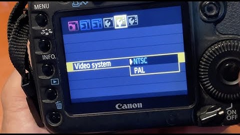 How to set up video system on Canon 5D Mark II