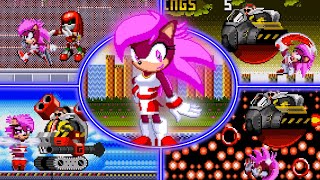 The S Factor Sonia and Silver: Sonia VS ALL BOSSES ⭐️ Sonic hacks Gameplay