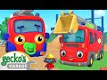 Firefighter School Rescue | Gecko&#39;s Garage | Cartoons For Kids | Toddler Fun Learning