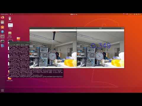 Demonstration with automatic dirty analog meter reading