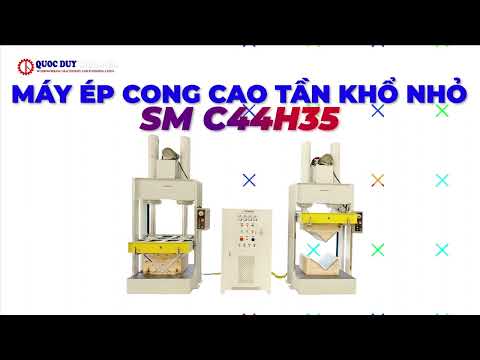 Video Uốn Cong Ván MDF, HDF Hiệu Quả Với Máy Ép Cao Tần SM... - youtube