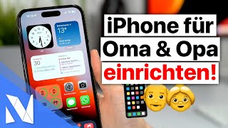 iPhone für ältere Menschen einrichten - Tipps, Tricks & Einstellungen mit iOS 16 | Nils-Hendrik Welk