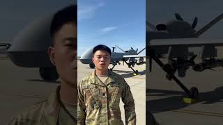 🇺🇸Review of the US Air Force's MQ-1C Grayl Eagle 🇺🇸#videoshort #army #shorts #asmr #shortsviral