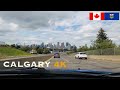 Calgary 4K - Driving Tour of Downtown Macleod Trail