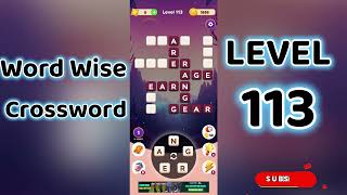 Information Word Wise Crossword Level 113 🧩 | Smart Crossword Puzzle Walkthrough | Go Answer Update