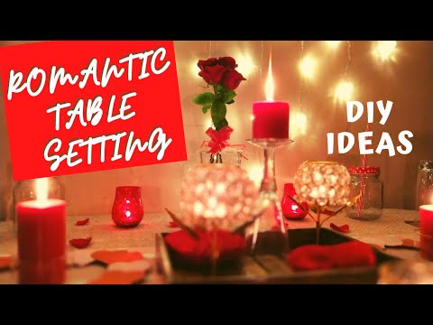 वीडियो: रोमांटिक डिनर के लिए टेबल को कैसे सजाएं
