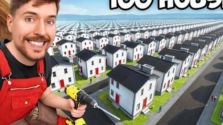I Built 100 Homes And Gave Them Away!