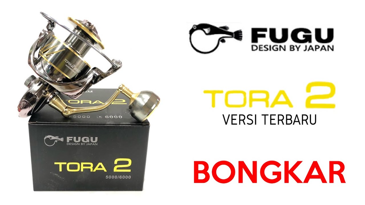 BONGKAR REEL FULL METAL MURAH FUGU TORA 2 