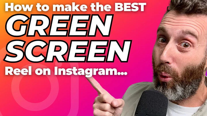How to make the BEST GREEN SCREEN REEL on Instagram