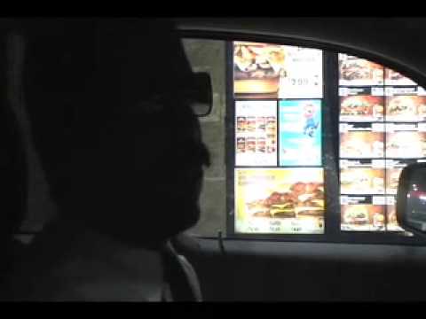 How to order burger in drive through  Wilbur Sargunaraj