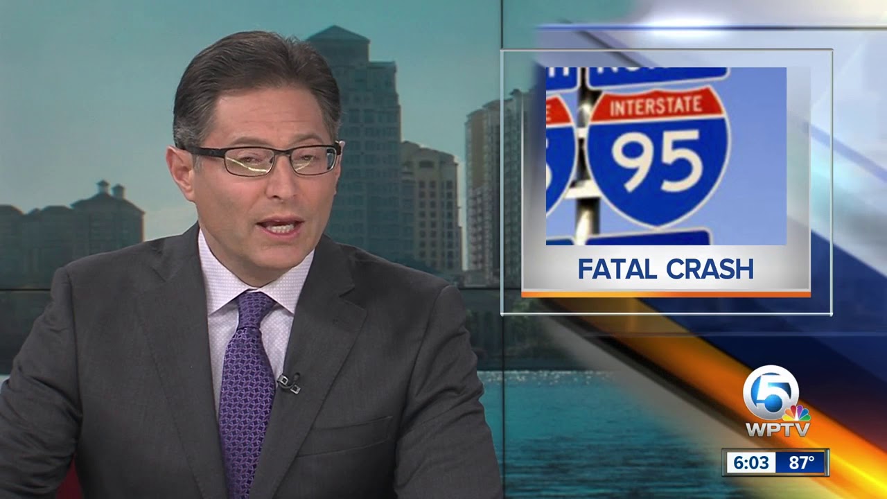 vero beach weather 2 men die in single-vehicle crash on I-95 SB Sunday morning