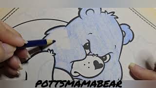 Coloring Grumpy Bear (Care Bears)