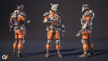 Video Preview UE4 - Desert Scout Post-Apocalyptic