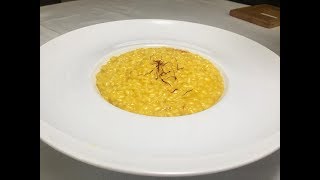 Risotto allo Zafferano - Chef Stefano Barbato