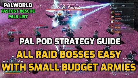 Palworld: Pal Pod Rescue Guide | Easy Raid Strategy for Budget Armies - List of Best Recue Pals