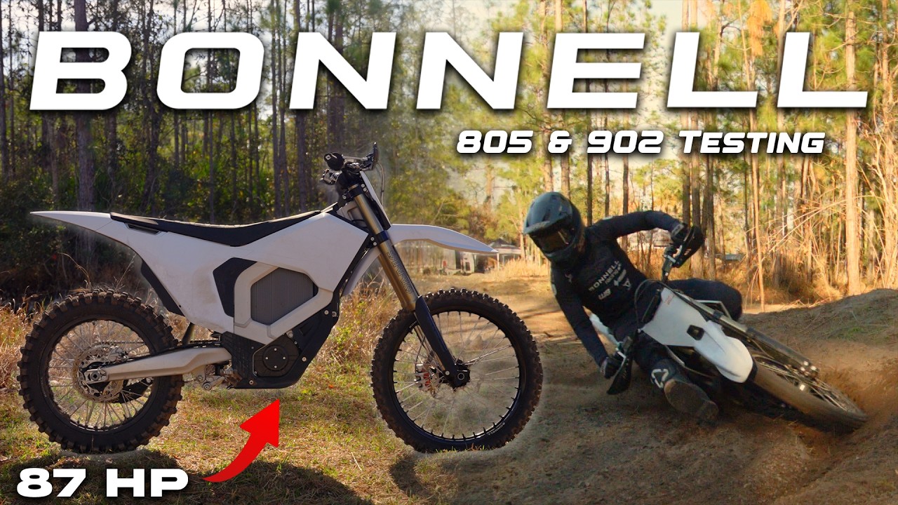 Наконец-то тестируем электрические внедорожные мотоциклы Bonnell 805 и 902!