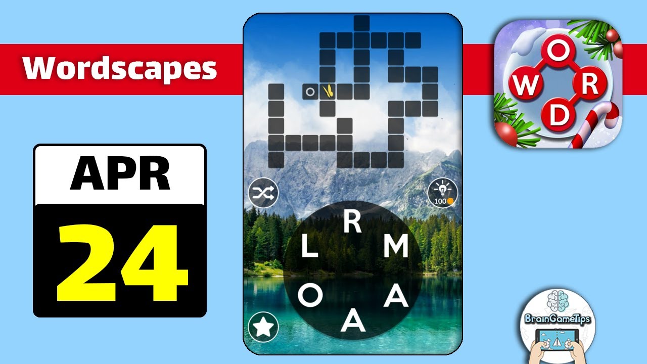 Wordscapes - April 24 2021 Daily Puzzle Answer