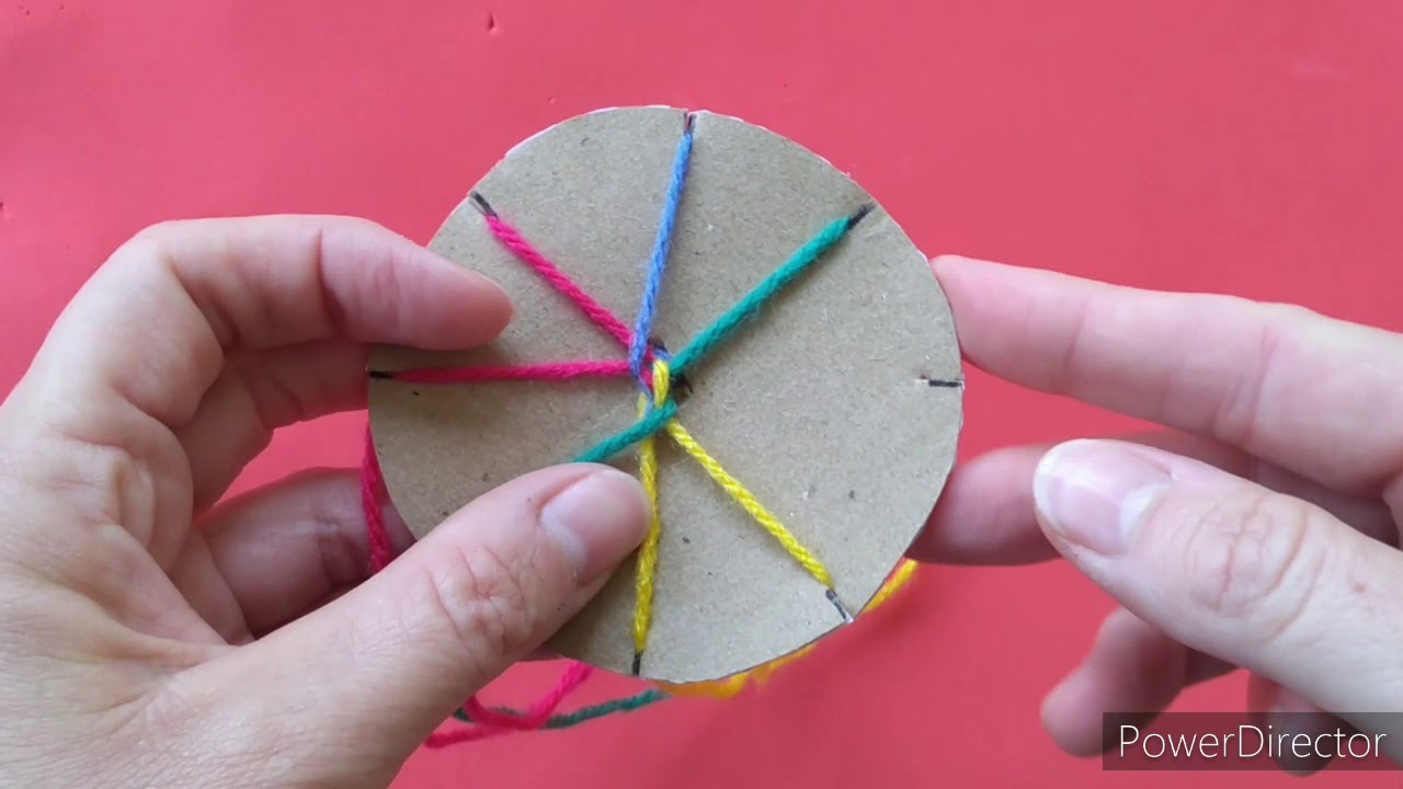 Pulseirinhas com tear de papel - YouTube