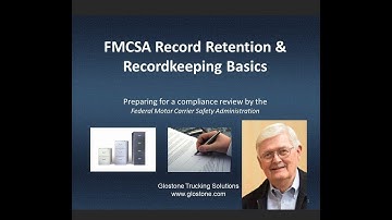Webinar_Everything You Need to Know About DOT Record Retention w/ John Sallak