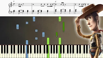 Toy Story - You've Got A Friend In Me - Piano Tutorial + SHEETS