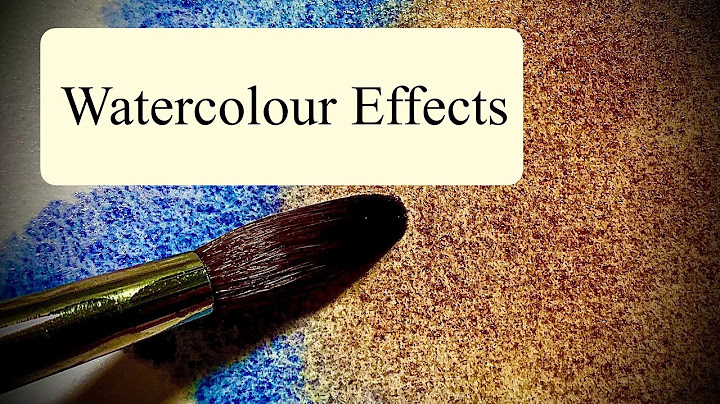 These "SPECIAL" Watercolours WILL IMPROVE YOUR PAINTING