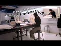 A 24 hour fashion school vlog  nyc fashion student parsons art school vlog