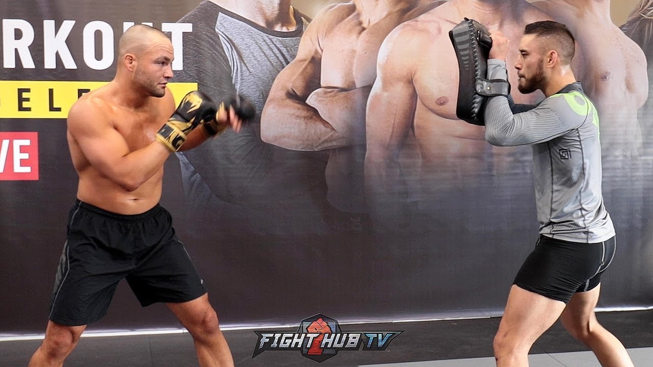 boxing news pacquiao EDDIE ALVAREZ HIGHLIGHTS HIS STRIKING AND GRAPPLING DURING ONE CHAMPIONSHIPS WORKOUT IN LA
