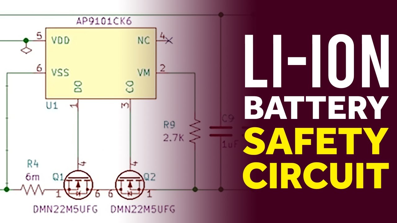 Li-Ion Battery Circuit Safety Design - Circuit Tips and Tricks - YouTube