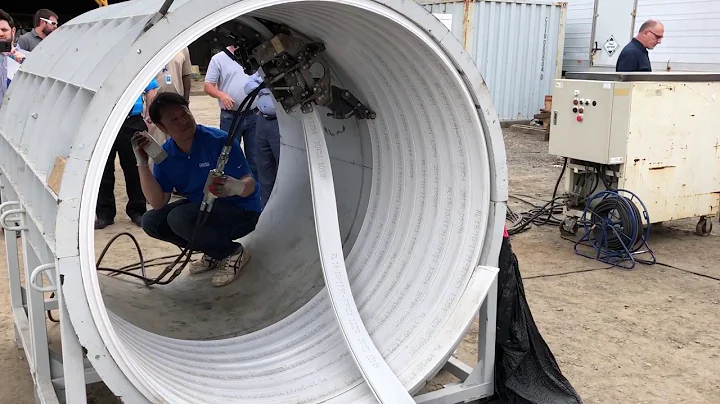 SPR™TF Demo - New Sewer Pipe Lining Technology