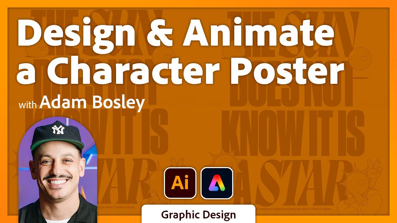 Design & Animate a Character Poster with Adam Bosley thumbnail