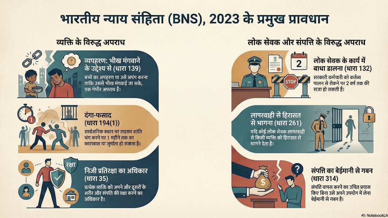 BNS 2023 || Upsi exam 