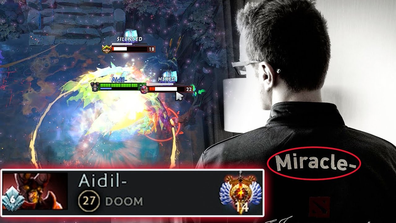 Miracle's EPIC DOOM Pick !Show a TI winner some skills !! - YouTube