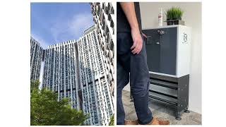 Smart Parcel Box - Parcel compartment with integrated shoe Rack to maximize your door front space.