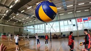 Волейбол от первого лица | Разминка перед игрой | Volleyball First Person |Warm-up before the game