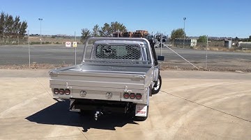 Toyota LandCruiser Dual Cab Fitted with Bronco Steel Tray, 1